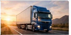Road freight truck