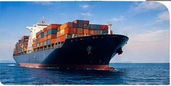 Sea freight container ship